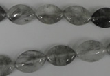 CCQ400 15.5 inches 10*15mm marquise cloudy quartz beads wholesale