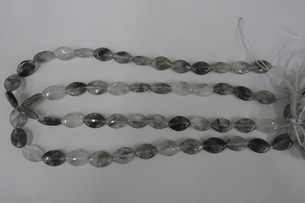 CCQ400 15.5 inches 10*15mm marquise cloudy quartz beads wholesale