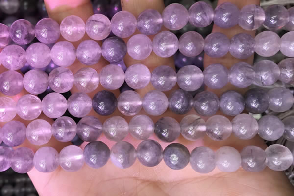 CCQ590 15.5 inches 8mm round cloudy quartz beads wholesale