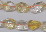 CCR100 15.5 inches 8-15mm natural citrine gemstone nugget beads