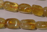 CCR219 15.5 inches 11*17mm nuggets natural citrine gemstone beads