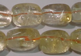 CCR220 15.5 inches 14*23mm nuggets natural citrine gemstone beads