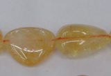 CCR350 15.5 inches 13*18mm - 20*25mm freeform natural citrine beads