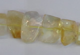 CCR355 15.5 inches 13*18mm - 15*20mm freeform natural citrine beads