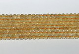 CCR378 15.5 inches 6mm round citrine gemstone beads wholesale