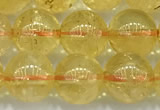 CCR382 15 inches 8mm round citrine beads wholesale