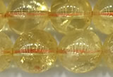 CCR383 15 inches 10mm round citrine beads wholesale