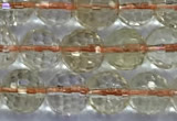 CCR390 15 inches 6mm faceted round citrine beads wholesale