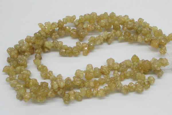 CCR85 15.5 inches 12mm chip citrine gemstone beads wholesale