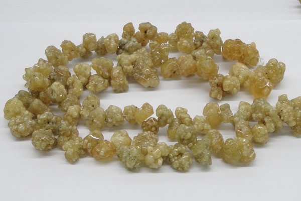 CCR86 15.5 inches 14mm chip citrine gemstone beads wholesale