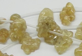 CCR87 15.5 inches 15mm chips citrine gemstone beads wholesale