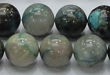 CCS04 15.5 inches 18mm round natural chrysocolla gemstone beads