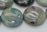 CCS06 15.5 inches 25mm flat round natural chrysocolla gemstone beads