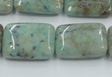 CCS102 15.5 inches 18*25mm rectangle African chrysocolla beads