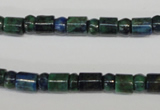 CCS152 15.5 inches 4*6mm rondelle & 6*7mm tube dyed chrysocolla beads