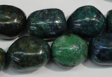 CCS158 15.5 inches 13*18mm – 15*20mm nuggets dyed chrysocolla beads