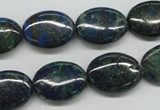 CCS166 15.5 inches 13*18mm oval dyed chrysocolla gemstone beads