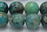 CCS17 15.5 inches 18mm round natural chrysocolla gemstone beads