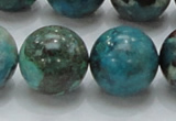 CCS18 15.5 inches 20mm round natural chrysocolla gemstone beads