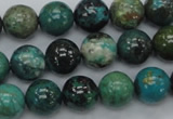 CCS19 15.5 inches 12mm round natural chrysocolla gemstone beads