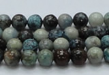 CCS20 15.5 inches 6mm round natural chrysocolla gemstone beads