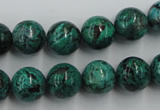 CCS205 15.5 inches 12mm round natural Chinese chrysocolla beads