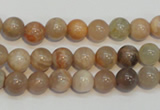 CCS303 15.5 inches 8mm round natural sunstone beads wholesale