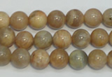 CCS304 15.5 inches 10mm round natural sunstone beads wholesale