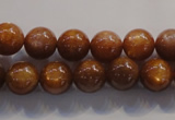 CCS383 15.5 inches 10mm round AAA grade natural golden sunstone beads