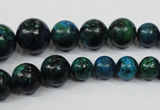 CCS410 15.5 inches 6mm - 14mm round dyed chrysocolla gemstone beads