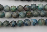 CCS502 15.5 inches 8mm round natural chrysocolla gemstone beads