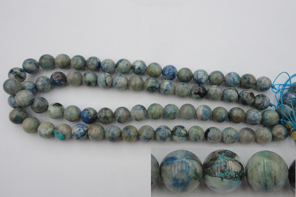 CCS504 15.5 inches 12mm round natural chrysocolla gemstone beads