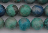 CCS514 15.5 inches 12mm round natural chrysocolla gemstone beads