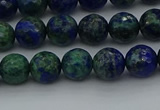 CCS532 15.5 inches 8mm faceted round dyed chrysocolla beads