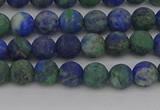 CCS541 15.5 inches 6mm round matte dyed chrysocolla beads