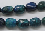 CCS58 16 inches 12*15mm nuggets dyed chrysocolla gemstone beads