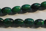 CCS630 15.5 inches 8*12mm rice dyed chrysocolla gemstone beads