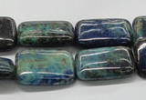 CCS68 16 inches 18*25mm rectangle dyed chrysocolla gemstone beads