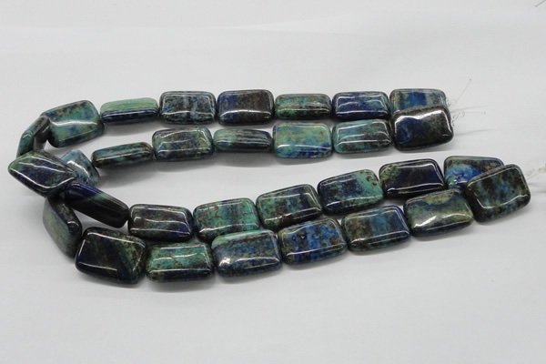 CCS68 16 inches 18*25mm rectangle dyed chrysocolla gemstone beads