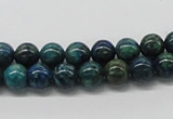 CCS70 15.5 inches 10mm round dyed chrysocolla gemstone beads