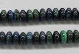 CCS73 15.5 inches 5*8mm rondelle dyed chrysocolla gemstone beads