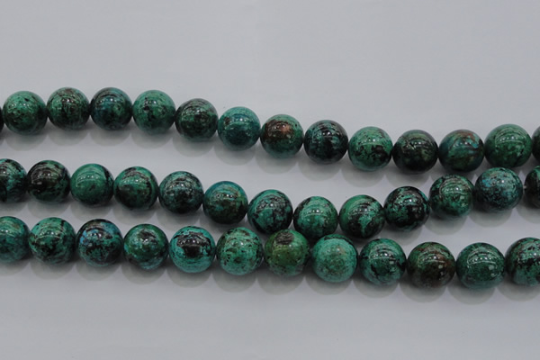 CCS803 15.5 inches 10mm round natural Chinese chrysocolla beads