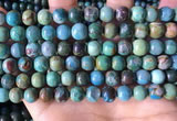 CCS894 15 inches 8mm round natural chrysocolla gemstone beads