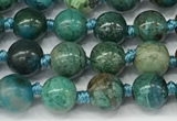 CCS900 15.5 inches 6mm round natural chrysocolla gemstone beads