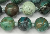 CCS901 15.5 inches 8mm round natural chrysocolla gemstone beads