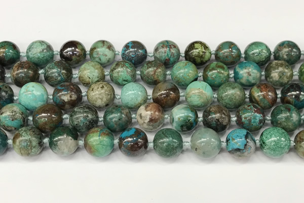 CCS902 15.5 inches 10mm round natural chrysocolla gemstone beads