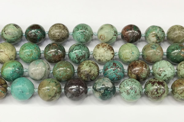 CCS904 15.5 inches 14mm round natural chrysocolla gemstone beads