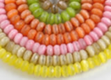 CCT05 14 inch 7*12mm faceted roundel cats eye beads Wholesale