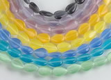 CCT12 14.5 inches 8*12mm flat teardorp cats eye beads Wholesale