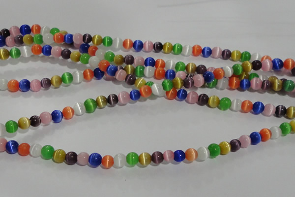 CCT1214 15 inches 4mm round cats eye beads wholesale